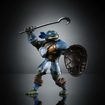 Masters of the Universe Turtles of Grayskull Figura de Acción Leonardo de 5.5 pulgadas