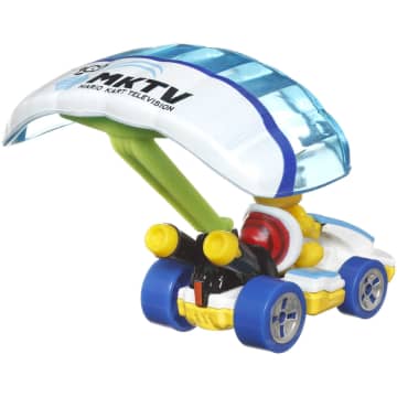 Hot Wheels Mario Kart Veículo de Brinquedo Lakitu Padrão Kart com Cloud Glider - Imagem 3 de 5