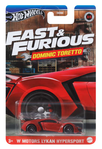 Hot Wheels Themed Veículo de Brinquedo Carro Fast e Furious Motor Lykan Hypersport - Imagen 5 de 5