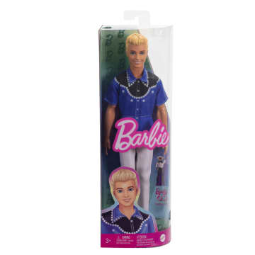 Barbie Fashionistas Ken Doll #226, Blonde Fashion Doll With Western Look, 65Th Anniversary - Imagem 6 de 6