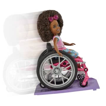 Barbie Chelsea Doll (Brunette) & Wheelchair, Toy For 3 Year Olds & Up - Image 3 of 6