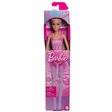 Barbie Ballerina Doll, Blonde Fashion Doll Wearing Purple Removable Tutu - Image 6 of 6