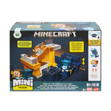 Minecraft Mini Mode Rise Of The Warden Playset, 2 Minis, Steve & Warden Figures & Dlc Code - Imagen 6 de 6