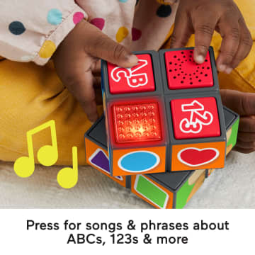 Fisher-Price Baby Learning Toy With Lights And Fine Motor Activities, Puppy's Activity Cube