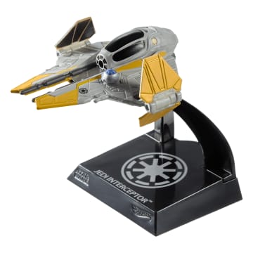 Hot Wheels Collector Veículo de Brinquedo Star Wars Jedi Interseptor do Anakin