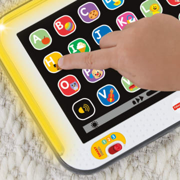 Fisher-Price Aprender e Brincar Brinquedo para Bebês Tablet De Aprendizagem Cresce Comigo