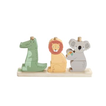 Fisher-Price Brinquedo para Bebês Animais Empilháveis de Madeira - Image 6 of 6