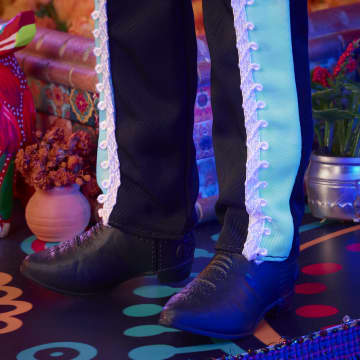 Barbie Signature Día De Muertos 2024 Collectible Ken Doll in Black Suit With Hat - Image 5 of 6
