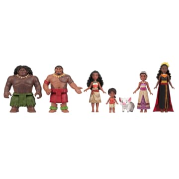 Disney Moana 2 Toys, Moana's Adventure Set With 6 Small Dolls & 2 Accessories - Image 5 of 6