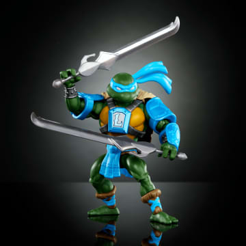 Masters of the Universe Turtles of Grayskull Figura de Acción Leonardo de 5.5
