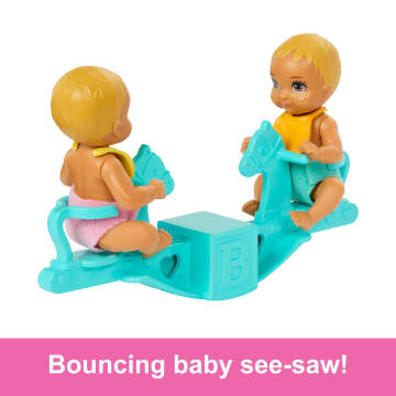 Barbie Skipper Babysitter Doll With Twin Nursery Playset & Accessories - Image 4 of 6