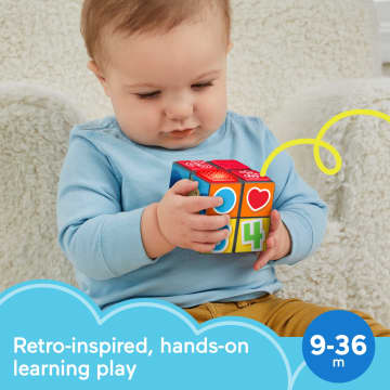 Fisher-Price Baby Learning Toy With Lights And Fine Motor Activities, Puppy's Activity Cube
