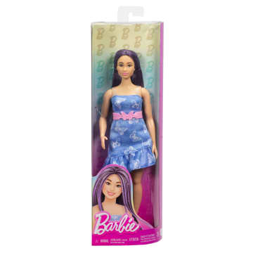 Barbie-Barbie Fashionistas-Poupée Robe Azur Papillon - Imagen 6 de 6