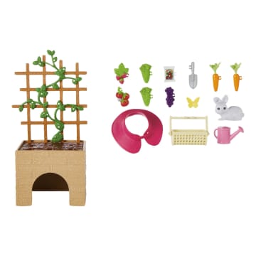 Barbie Doll And Gardening Playset With Pet And Accessories, Gift For 3 To 7 Year Olds
