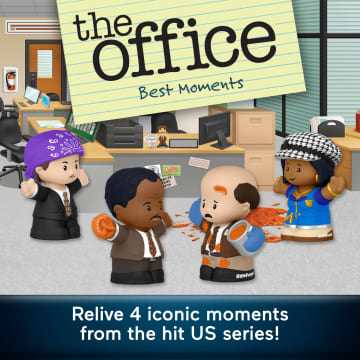 Fisher-Price Little People Collector The Office TV Show Best Moments Special Edition Set, 4 Figures - Image 2 of 6