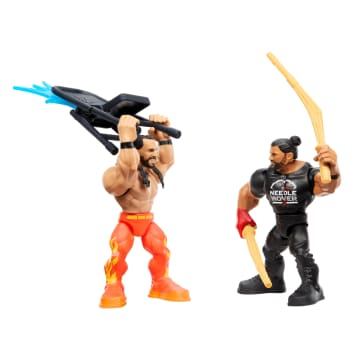 WWE Action Figure Knuckle Crunchers Seth Rollins With Battle Accessory - Image 5 of 6