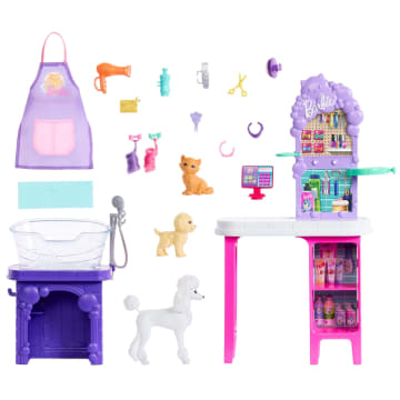 Barbie®-Coffret Espace Toilettage-Avec 3Animaux et Accessoires - Imagen 2 de 5