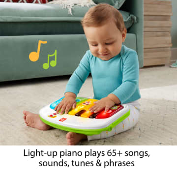 Fisher-Price Baby Chair, Deluxe Sit-Me-Up Seat With Kick & Play Piano Learning Toy & Snack Tray - Imagen 4 de 4
