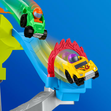 Little People Hot Wheels Juguete para Bebés Pista de Carreras y Choques - Image 4 of 6