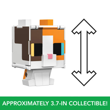 Minecraft Flippin’ Figs Figures Collection, 2-in-1 Fidget Play, 3.75-in Scale & Pixelated Design (Characters May Vary)