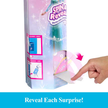 Disney Frozen Spin & Reveal Elsa Fashion Doll & Accessories With 11 Surprises From Disney Movie - Image 4 of 6