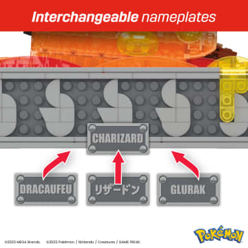 MEGA Pokémon Charizard Building Kit With Motion (1664 Pieces) For Collectors - Image 6 of 6