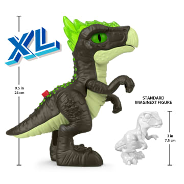 Imaginext Jurassic World Deluxe Dracorex XL 10-inch Poseable Dinosaur Toy With Lights & Sounds