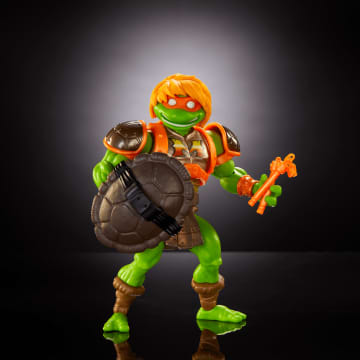 Motu Origins Turtles Of Grayskull Michelangelo Action Figure Toy, TMNT Masters Of The Universe - Image 4 of 6