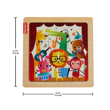 Fisher-Price Wooden Jigsaw Puzzle Collection For Toddlers & Preschool Kids, Style May Vary - Image 6 of 6