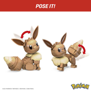 MEGA Pokémon Building Toy Kit Eevee With 1 Action Figure (215 Pieces) For Kids - Image 5 of 6