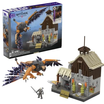 MEGA Geralt's Griffin Hunt Building Set With Led Lights, Ages 16+