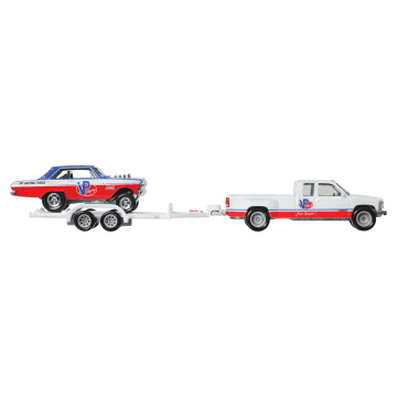 Hot Wheels Collector Vehículo de Colección Auto Transportador 92 Chevy CK 3500 & 63 Chevy Nova - Image 2 of 6