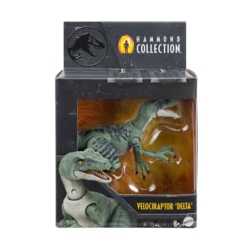 Jurassic World Dinosaurio de Juguete Hammond Collection Velociraptor Delta
