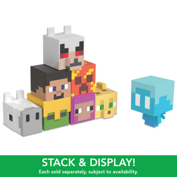 Minecraft Toys, Mob Head Minis Figures, Gifts For Kids