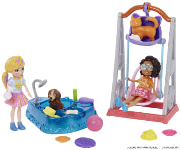 Polly Pocket Boneca 2 Amigas Hora de Brincar