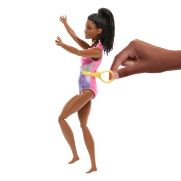 Barbie “Brooklyn” Gymnast Doll & Playset With Fashion Doll, Puppy, Trampoline And Accessories - Image 2 of 6