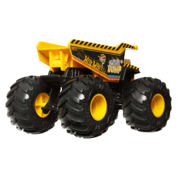 Hot Wheels Monster Trucks Veículo de Brinquedo Gotta Dump Escala 1:24 - Imagem 4 de 5