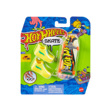 Hot Wheels Skate Veículo de Brinquedo Skateboard Férias com Tênis - Imagem 4 de 4