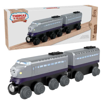 Fisher-Price Thomas & Friends Wooden Railway Kenji Engine And Car