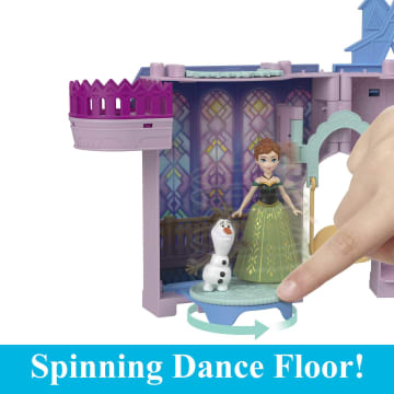 Disney Frozen Storytime Stackers Playset, Anna's Arendelle Castle Dollhouse With Small Doll