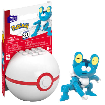MEGA Pokémon Jogo de Construção Pokébola Froakie