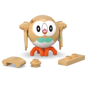 MEGA Pokémon Juguete de Construcción Pokébola Rowlett - Imagem 2 de 6