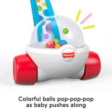 Fisher-Price Corn Popper Baby And Toddler Toy, Push Toy For 1 Year Old And Up, 2 Pieces, Blue - Image 3 of 6