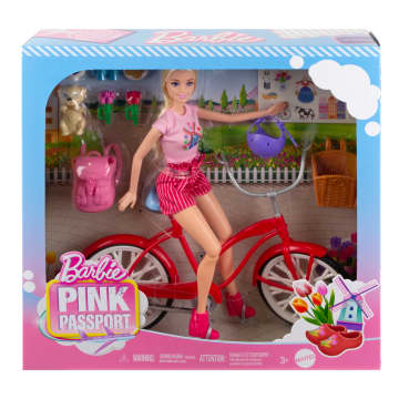 Barbie Passeport Rose Poupée et Coffret de Jeu Aventures en Hollande - Imagen 6 de 6