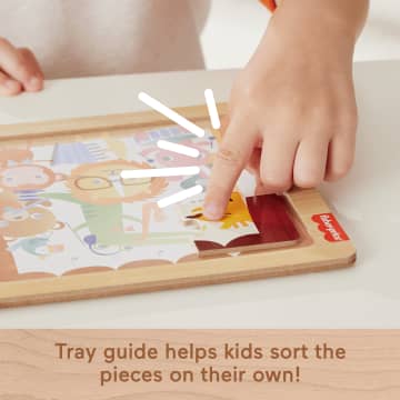 Fisher-Price Wooden Jigsaw Puzzle Collection For Toddlers & Preschool Kids, Style May Vary - Image 4 of 6