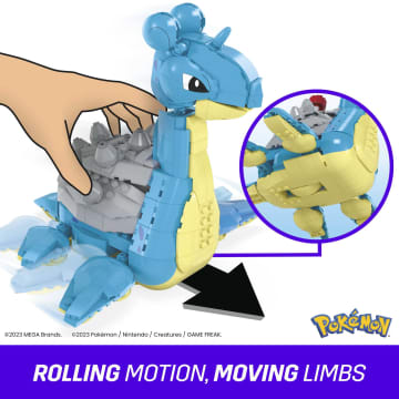 MEGA Pokémon Lapras Building Toy Kit With Action Figure (527 Pieces) For Kids - Imagem 4 de 5