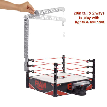 WWE Wrekkin Kickout Ring Playset With Ref Mode & Launcher Mode - Image 3 of 6