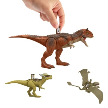 Jurassic World: Chaos Theory Darius Action Figure & 3 Dinosaurs Story Pack Toy - Image 3 of 6