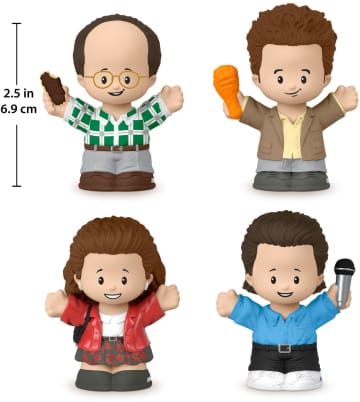 Fisher-Price Little People Collector Seinfeld Special Edition Set, 4 Figures in Gift Package