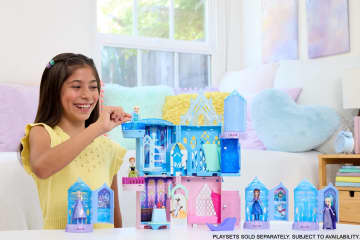 Disney Frozen Ice Castle Spin Surprise Playsets With Small Doll Spinning Reveal